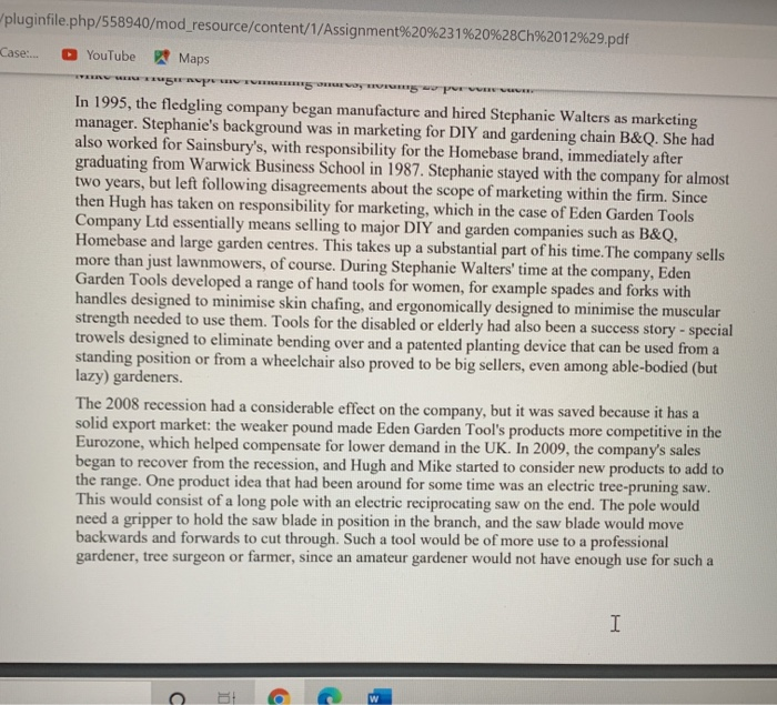 THE EDEN GARDEN TOOLS Introducing the running