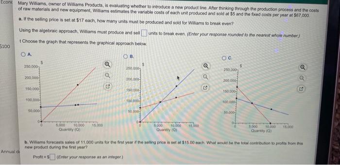 Econe Mary Williams, owner of Williams Products,
