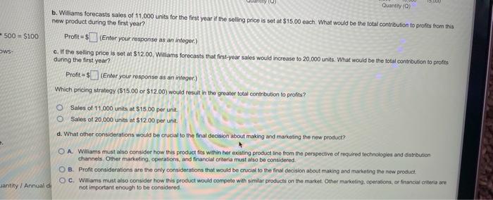 Econe Mary Williams, owner of Williams Products,