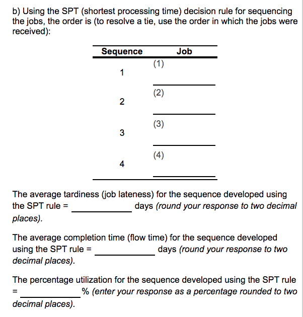 a) Using the FCFS (first come, first served)