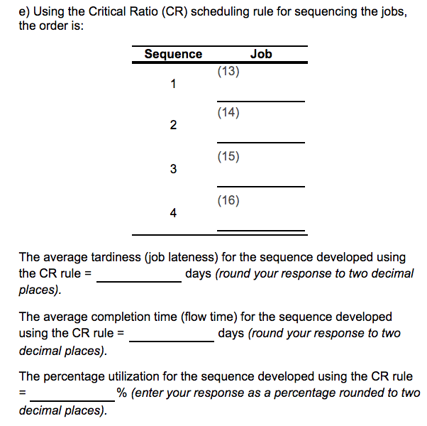 a) Using the FCFS (first come, first served)
