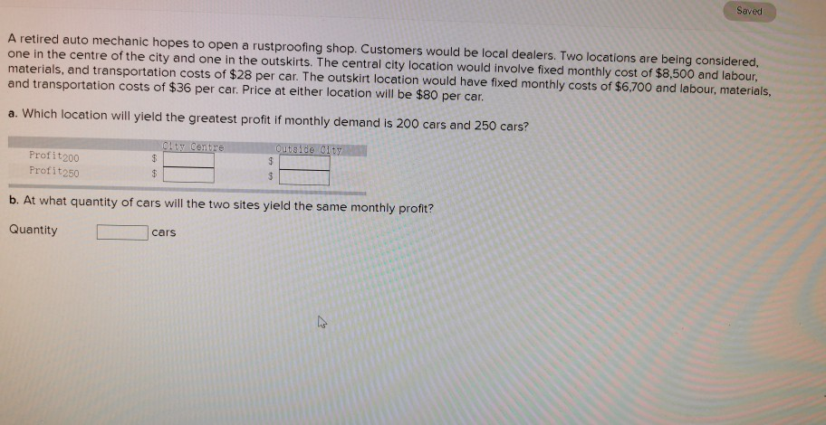 Saved A retired auto mechanic hopes to open a