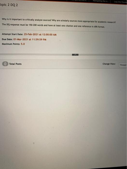 Login Face opic 2 DQ 2 Why is it important to