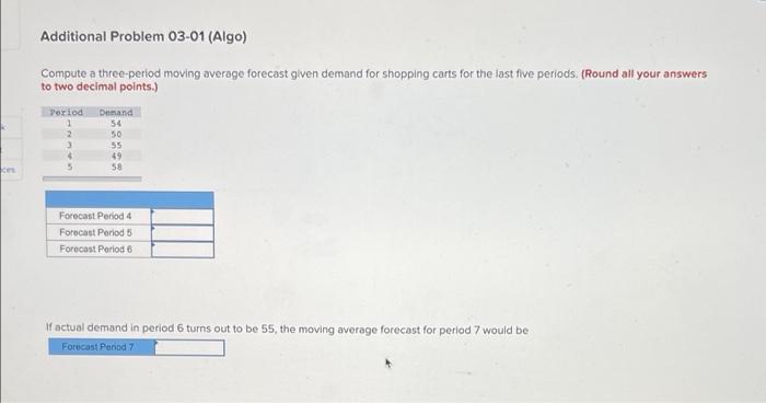 ces Additional Problem 03-01 (Algo) Compute a