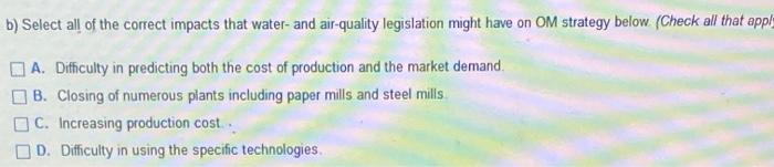 Identify how changes in the external environment