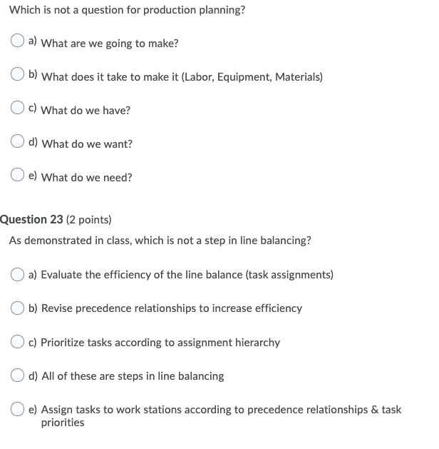 Question 19 (2 points) As demonstrated in class,