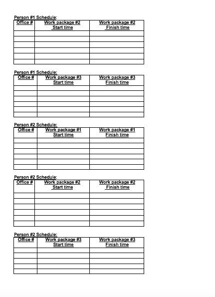 .. # 2) Strategy #2 (14 points) 1. Work hours: