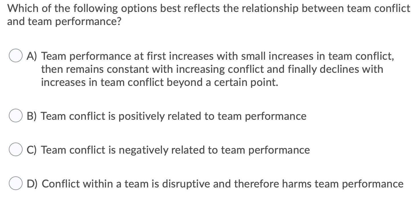 Which of the following options best reflects the