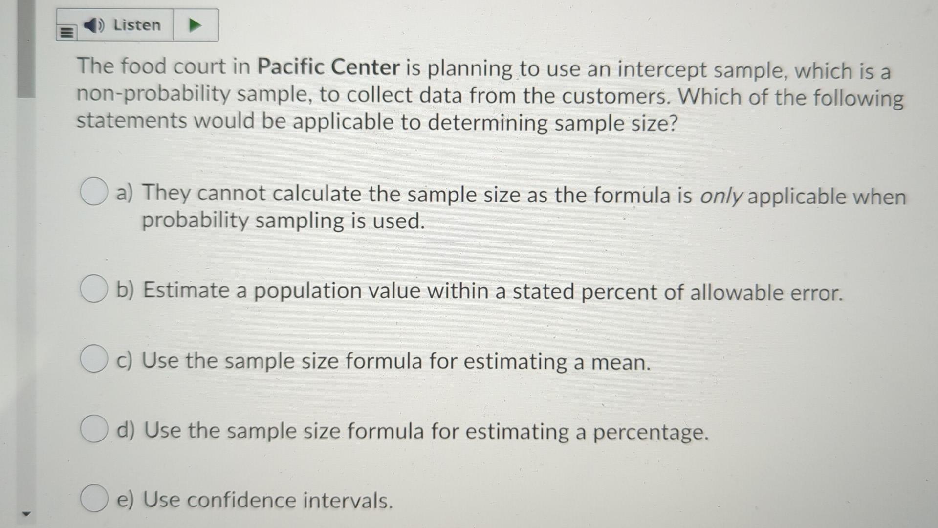 7 Listen The food court in Pacific Center is