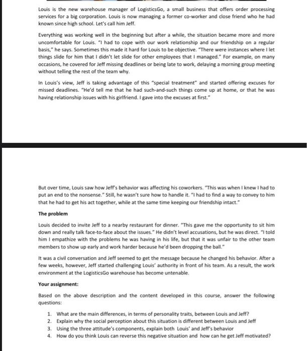 not more than 600 lenght each question Louis is