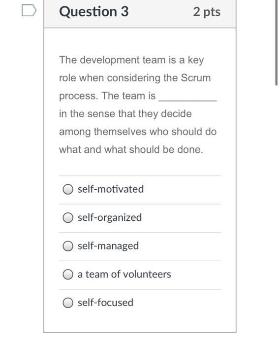 solve all Question 1 2 pts How would you mark