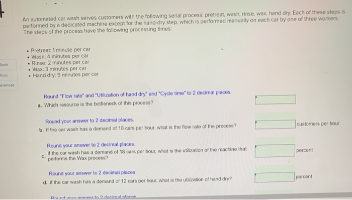 An automated car wash serves customers with the