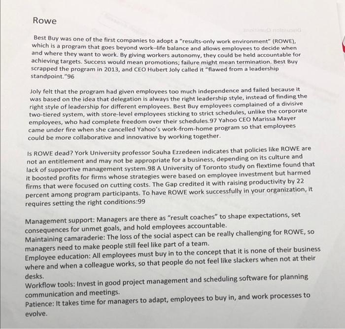 Rowe Best Buy was one of the first companies to