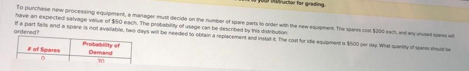 your instructor for grading. To purchase new