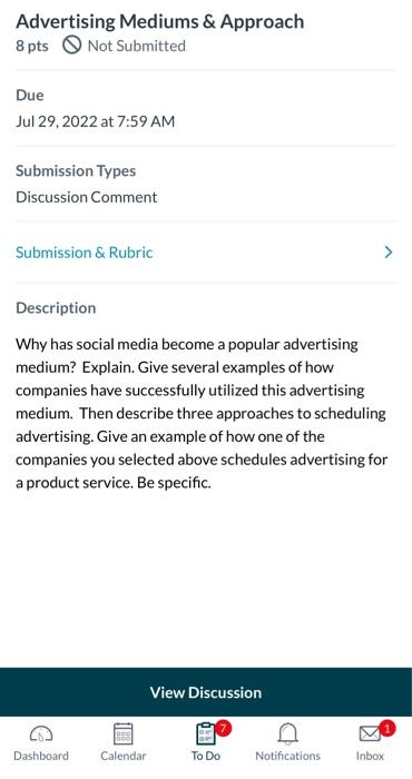 please answer everything. Description Why has