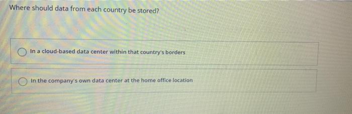 You've decided to use a NoSQL database, which