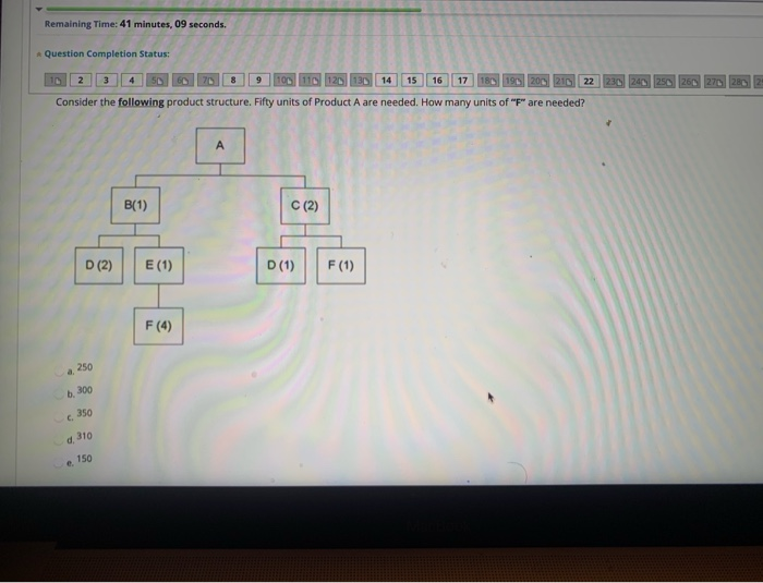 Remaining Time: 41 minutes, 09 seconds. *