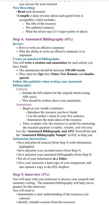 Overview This assignment requires you to answer a