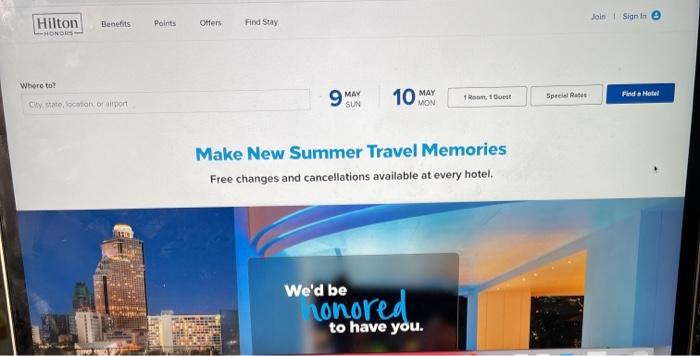 Virtually all hotels and airline have customer