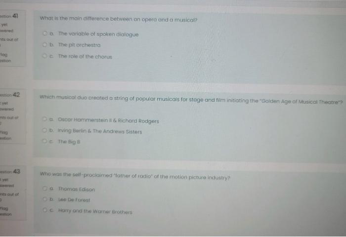 music appreciation please help bition 41 What is