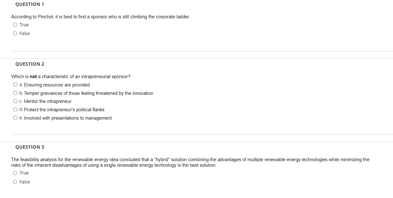 According to Pinchot, it is best to find a