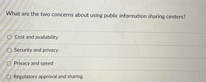 What are the two concerns about using public