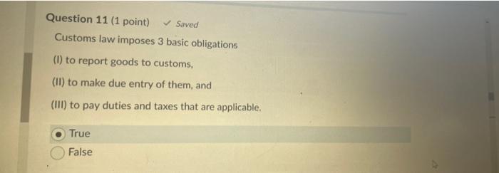 Question 13 (1 point) Saved Live animals fall