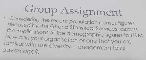 Group Assignment Considering the recent