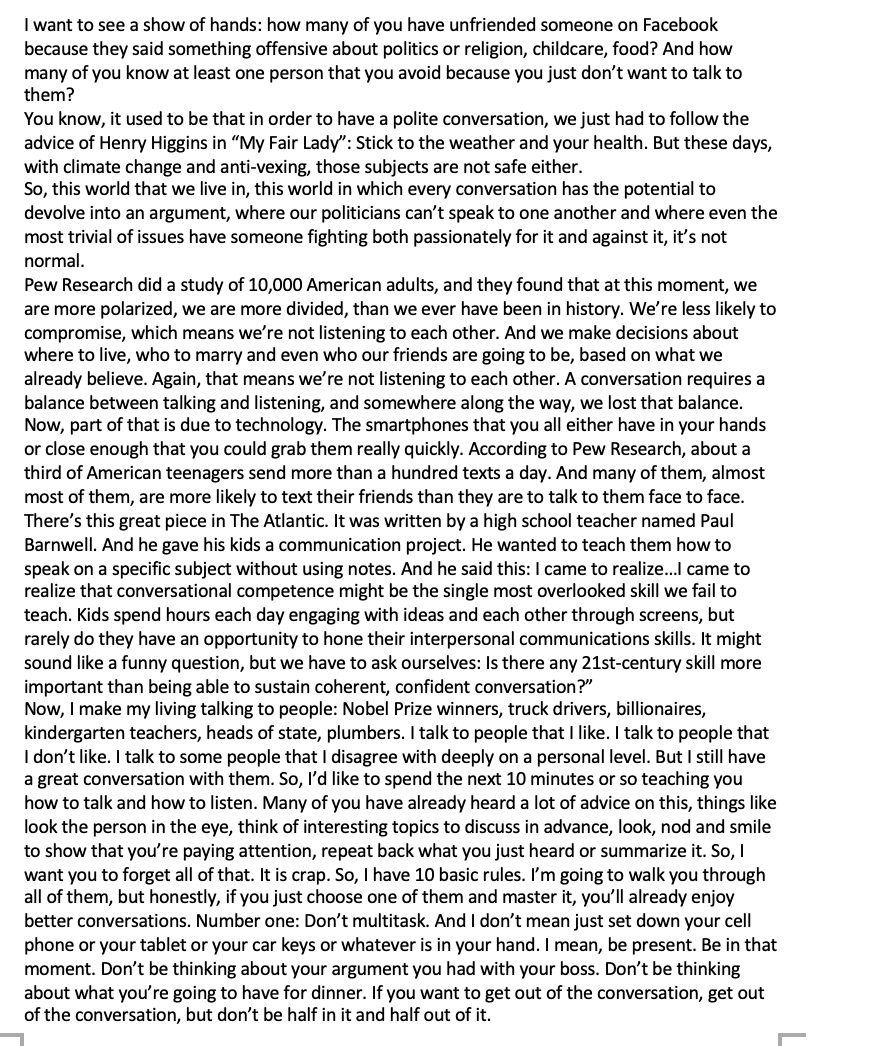 Read the article and share your response about