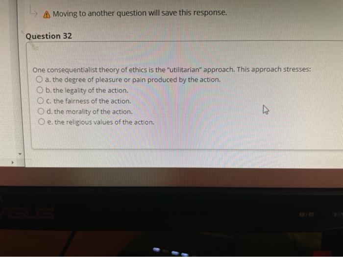 A Moving to another question will save this