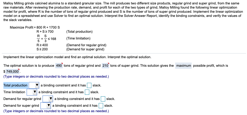 Show work using the data table and step by step