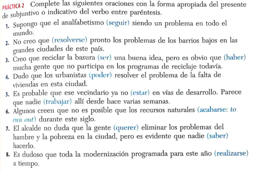 SPANISH QUESTION: no subject for spanish