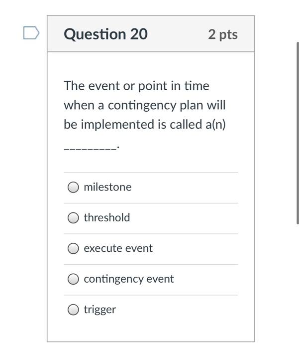 solve all Question 18 2 pts A technology firm has