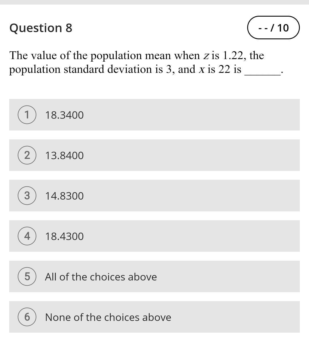 Question 3 --/10 Why is it so important that we