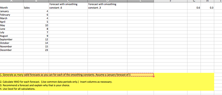 1. Generate as many valid forecasts as you can