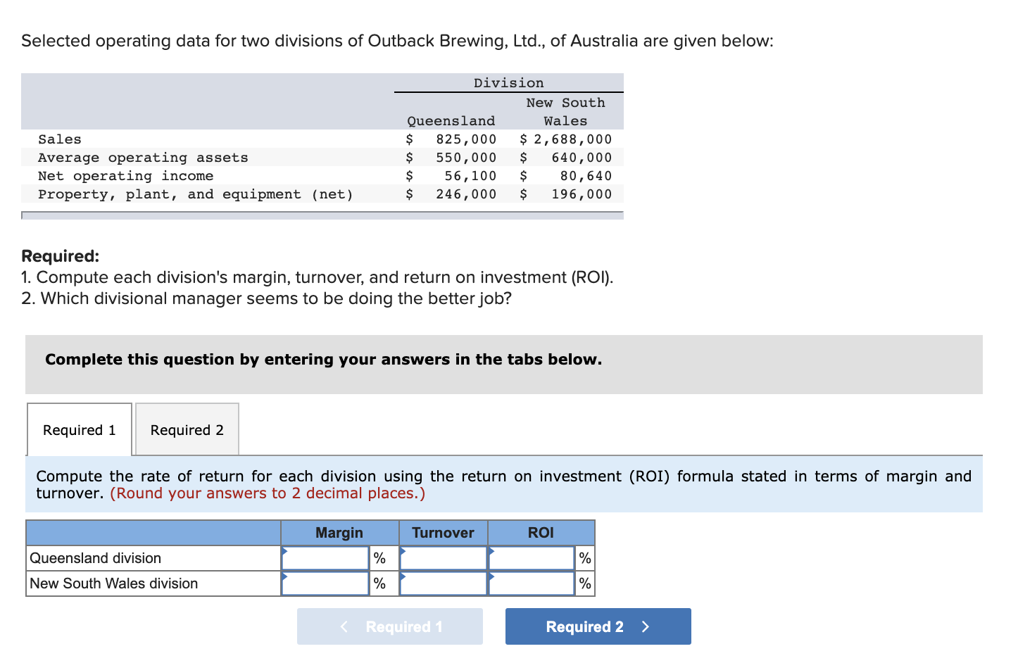 This is all the information I was provided with.