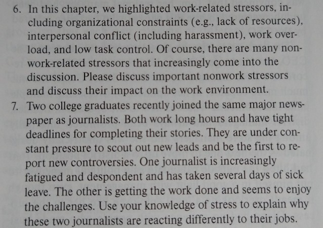 Please answer critical thinking questions #6 and
