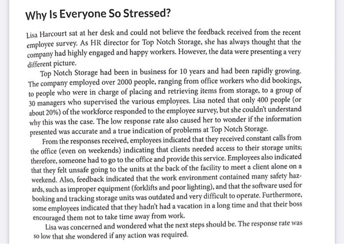 Section B Case Study 5 Marks WHY IS EVERYONE SO