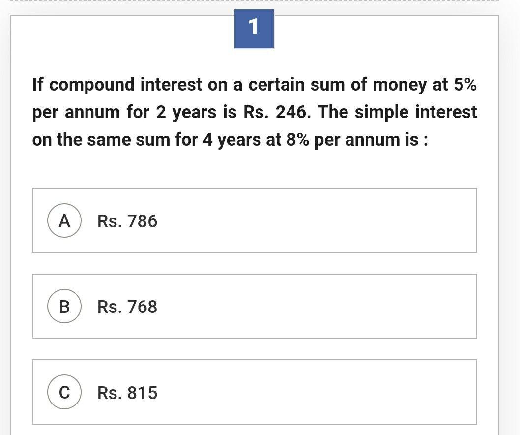 Operations Management 1 If compound interest on a