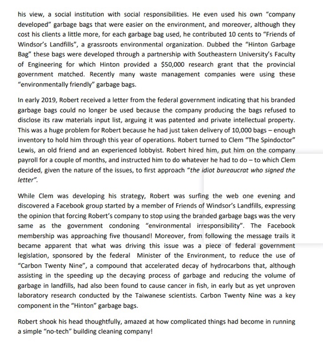 ROBERT HINTON'S JANITORIAL CLEANING SERVICE