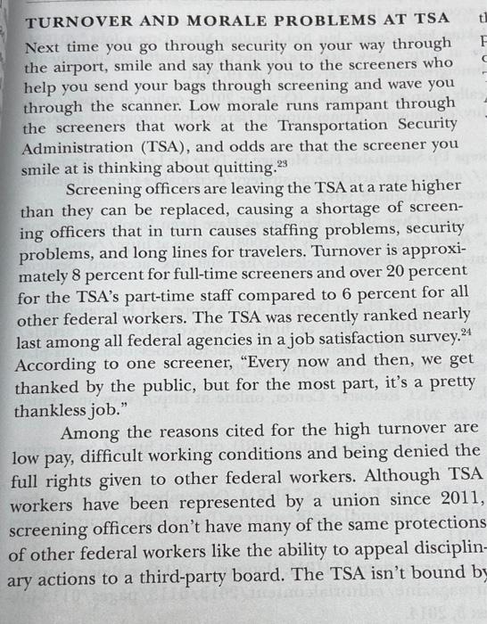 in need of questions 3,4, and 5 TURNOVER AND