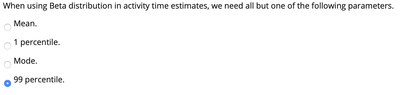 When using Beta distribution in activity time