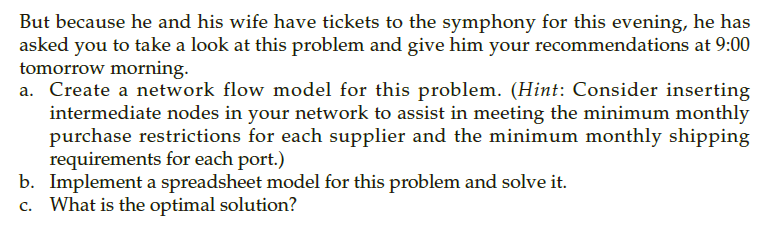 Problem 4C from Chapter 5 of Spreadsheet Modeling