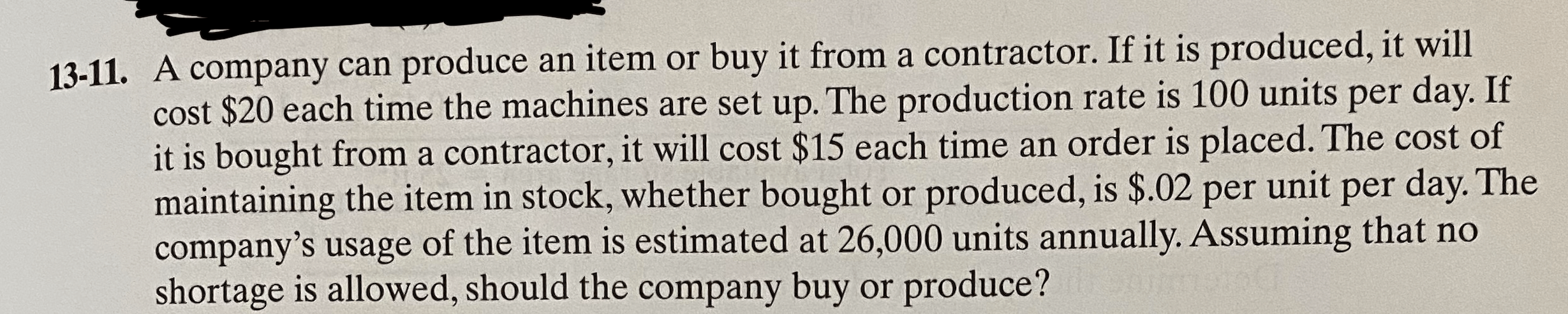 Solve the problems listed below by hand, using