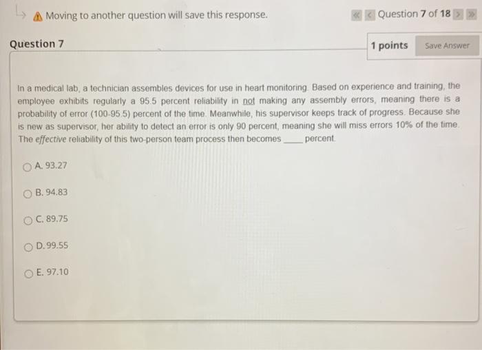 A Moving to another question will save this