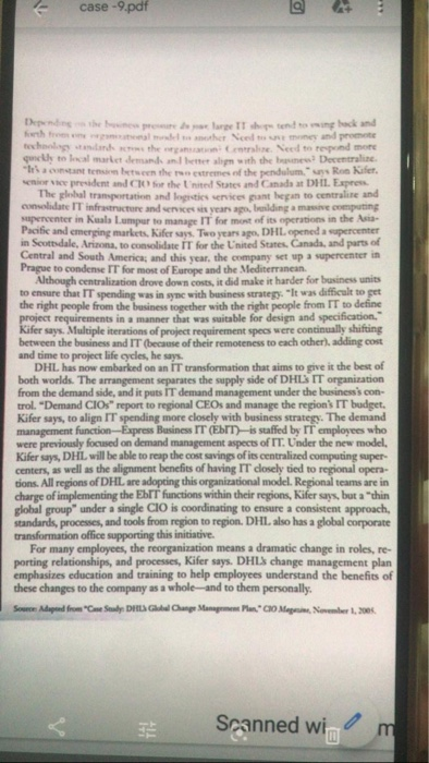 i need a summary for the case ans the questions