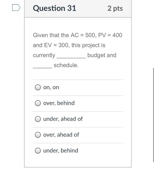 solve all Question 31 2 pts Given that the AC =