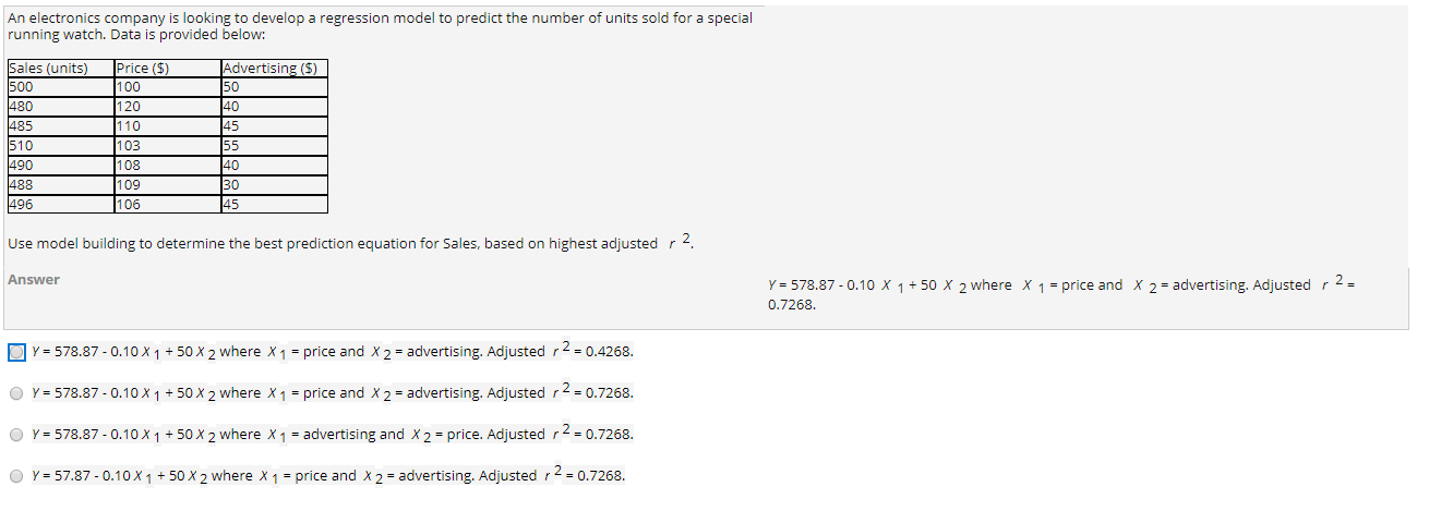 An electronics company is looking to develop a