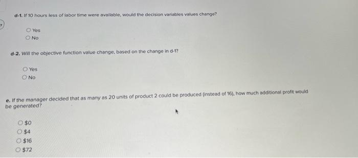 all one question Given this linear programming