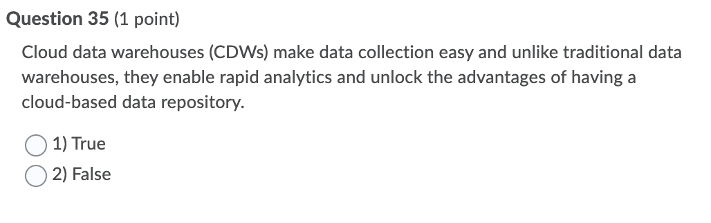 Question 39 (1 point) Electronic document